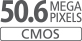 Αισθητήρας CMOS, μεγέθους APS-C, 50,6 Megapixel