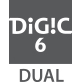 Δύο επεξεργαστές DIGIC 6
