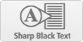 Sharp Black Text